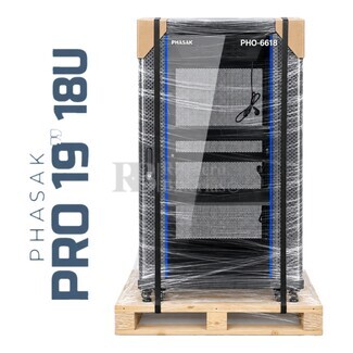 Armario Rack 18U 600x600 | Phasak Pro PHO-6618 19 In